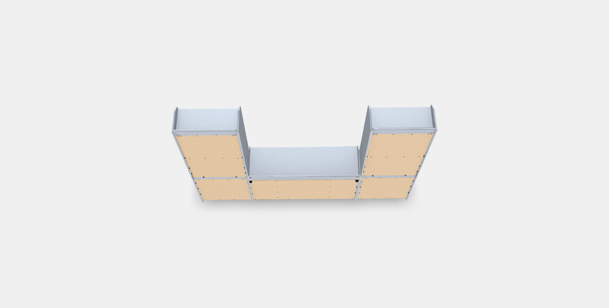 HAUGA Storage combination 5 Low-poly 3D model_2