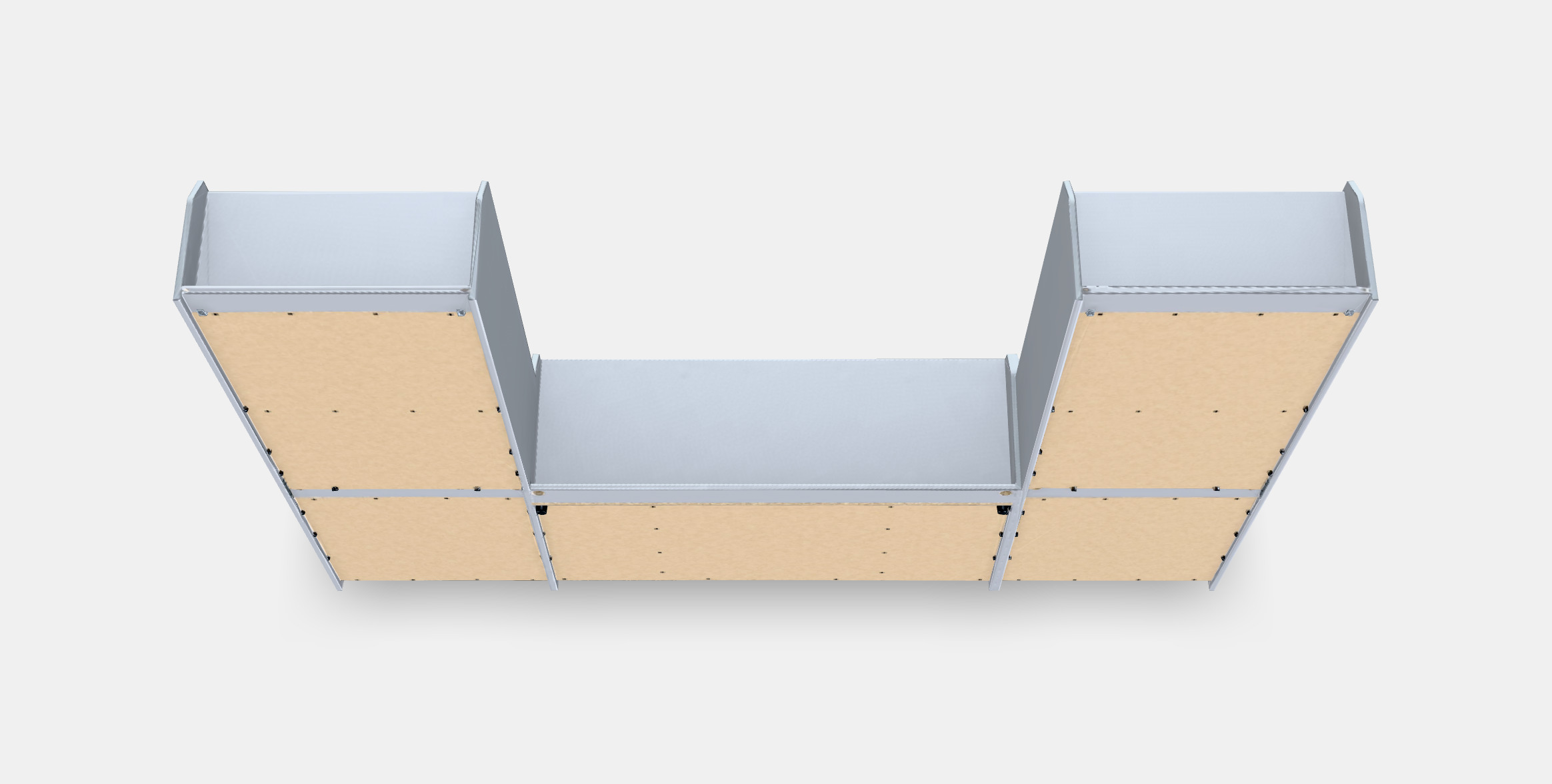 HAUGA Storage combination 5 Low-poly 3D model_6