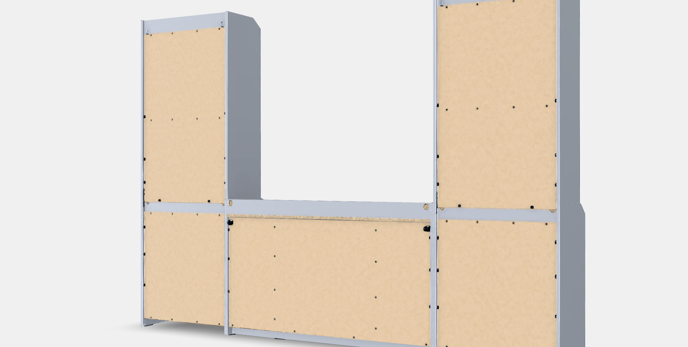 HAUGA Storage combination 5 Low-poly 3D model_8