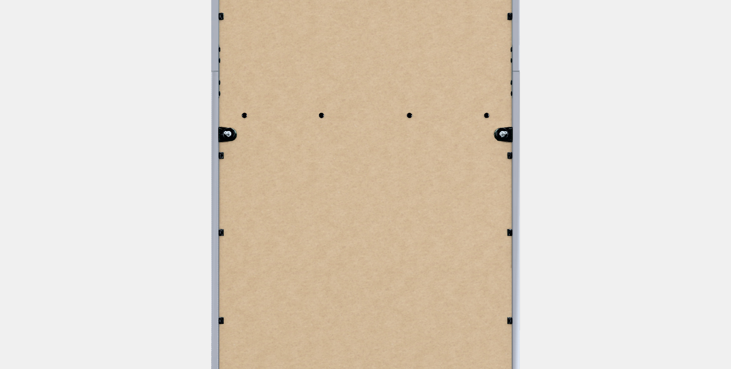 HAUGA Cabinet with 2 doors Low-poly 3D model_15