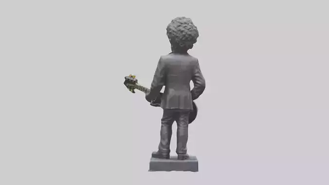 Bob Dylan statue model