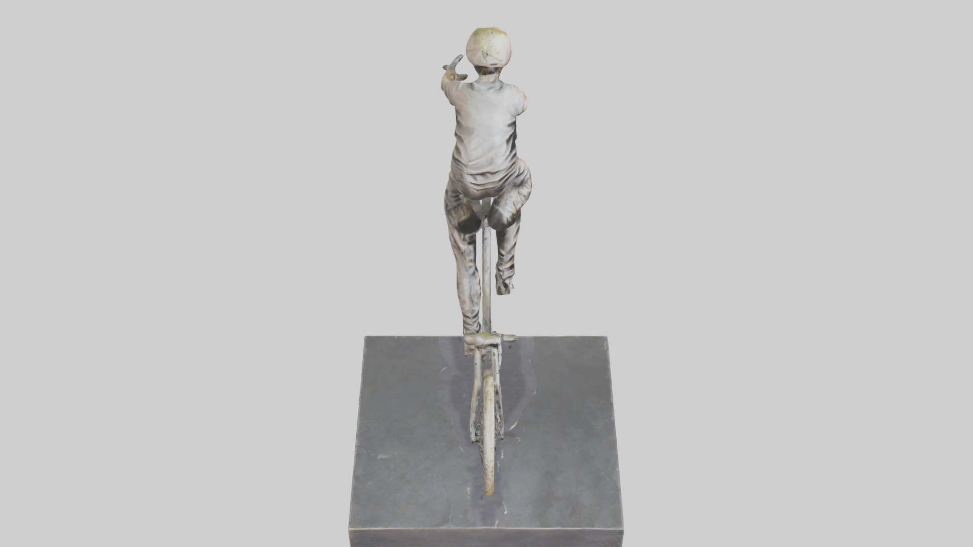 BMX Rider in Air statue model 3D model_18