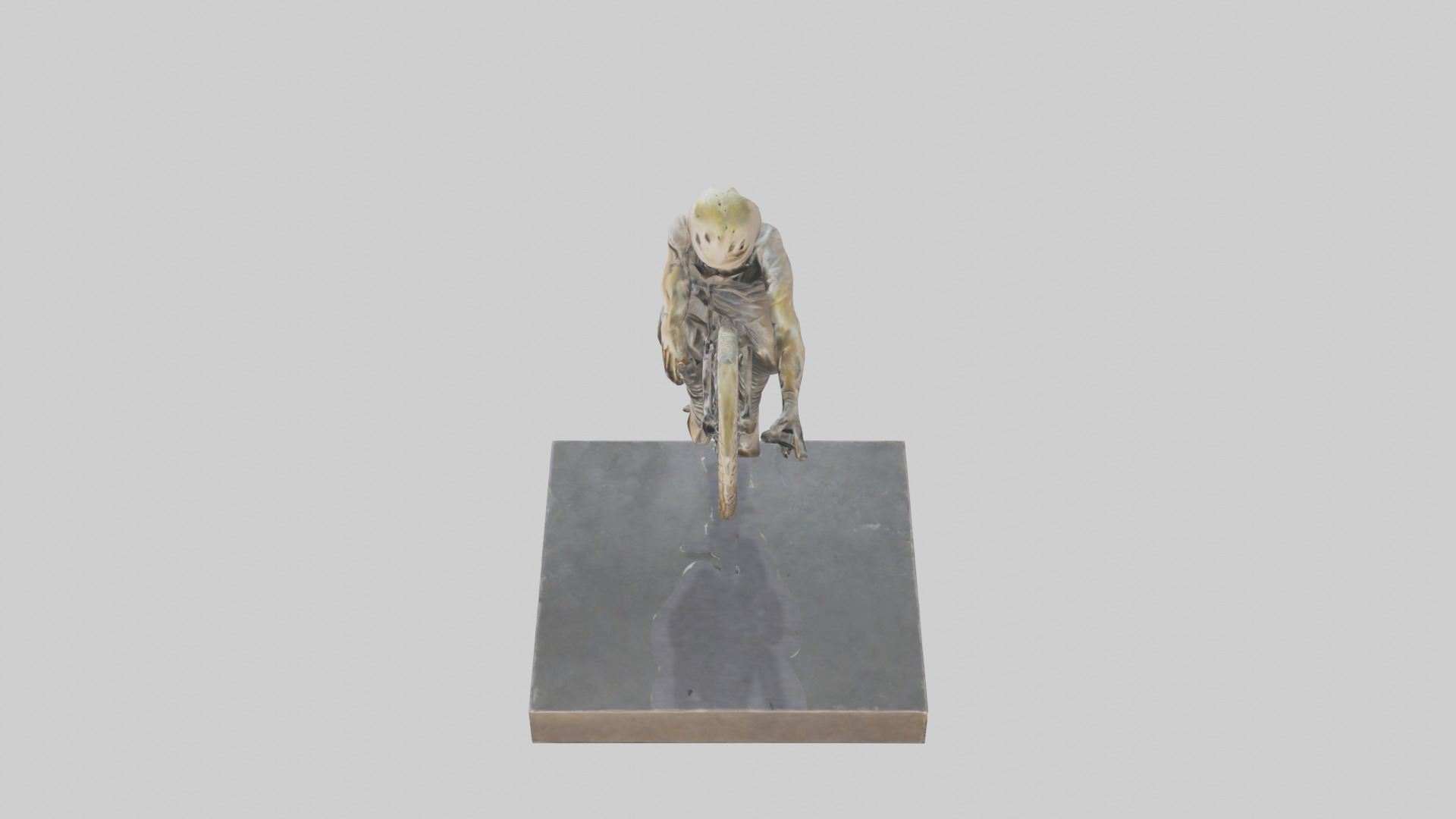 BMX Rider in Air statue model 3D model_17