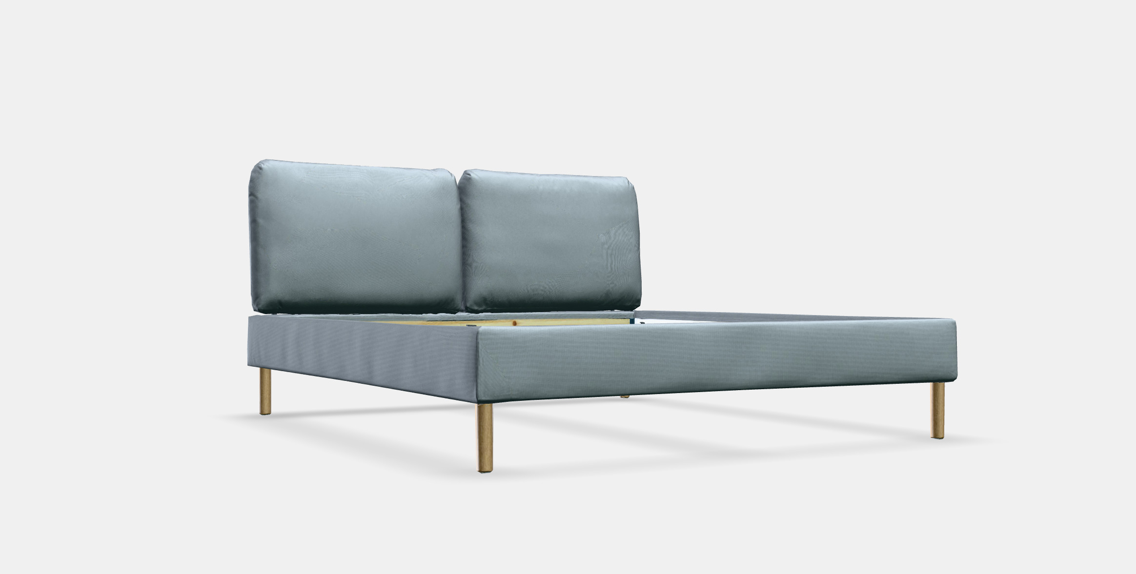 SAGESUND Upholstered bed frame Low-poly 3D model_9