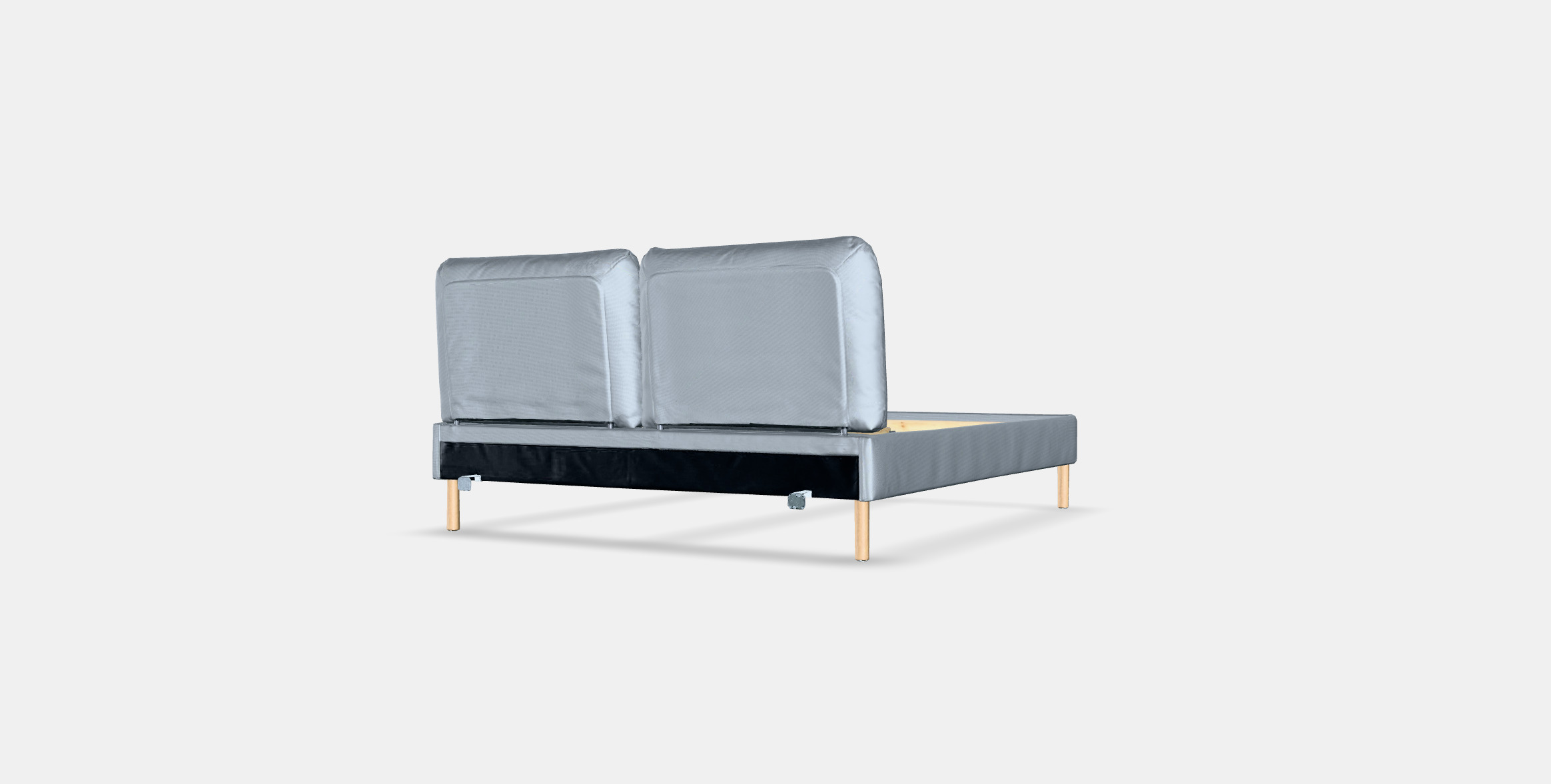 SAGESUND Upholstered bed frame Low-poly 3D model_5