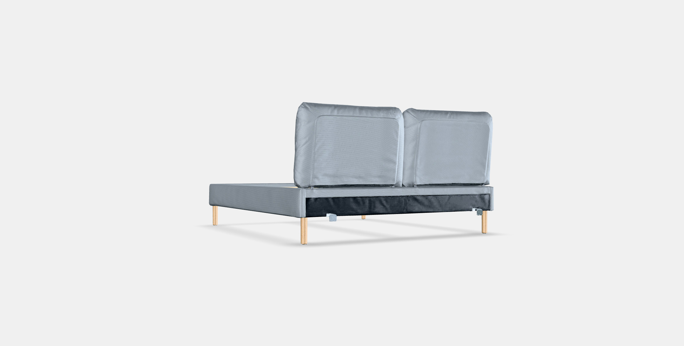 SAGESUND Upholstered bed frame Low-poly 3D model_16