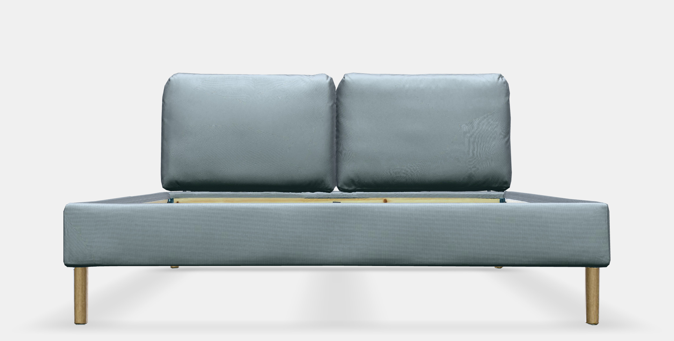 SAGESUND Upholstered bed frame Low-poly 3D model_11