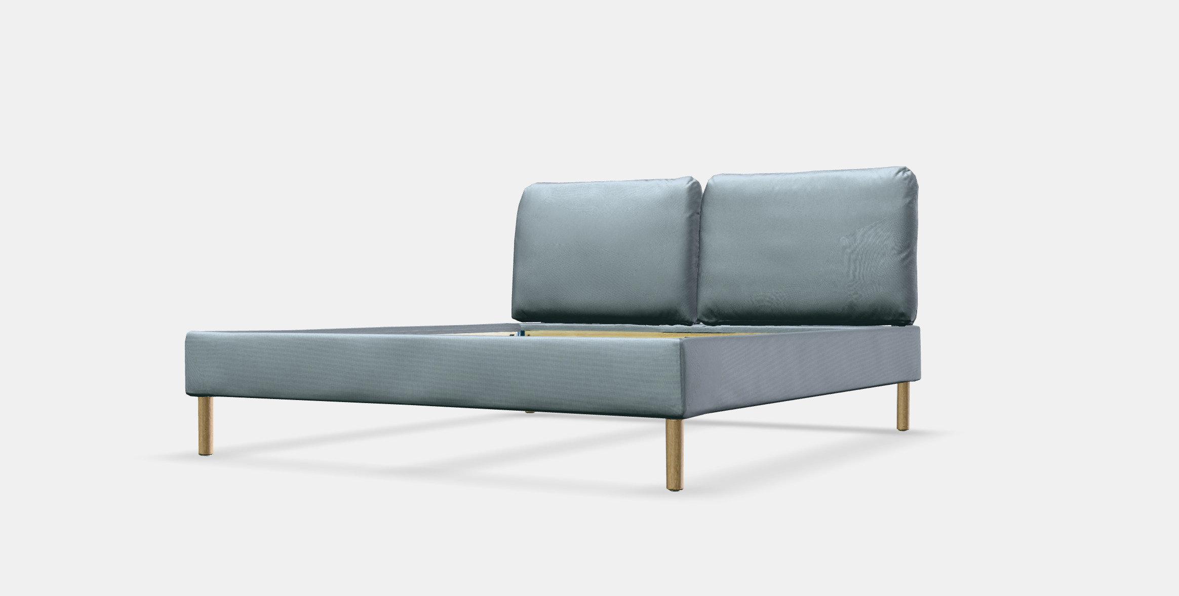 SAGESUND Upholstered bed frame Low-poly 3D model_13