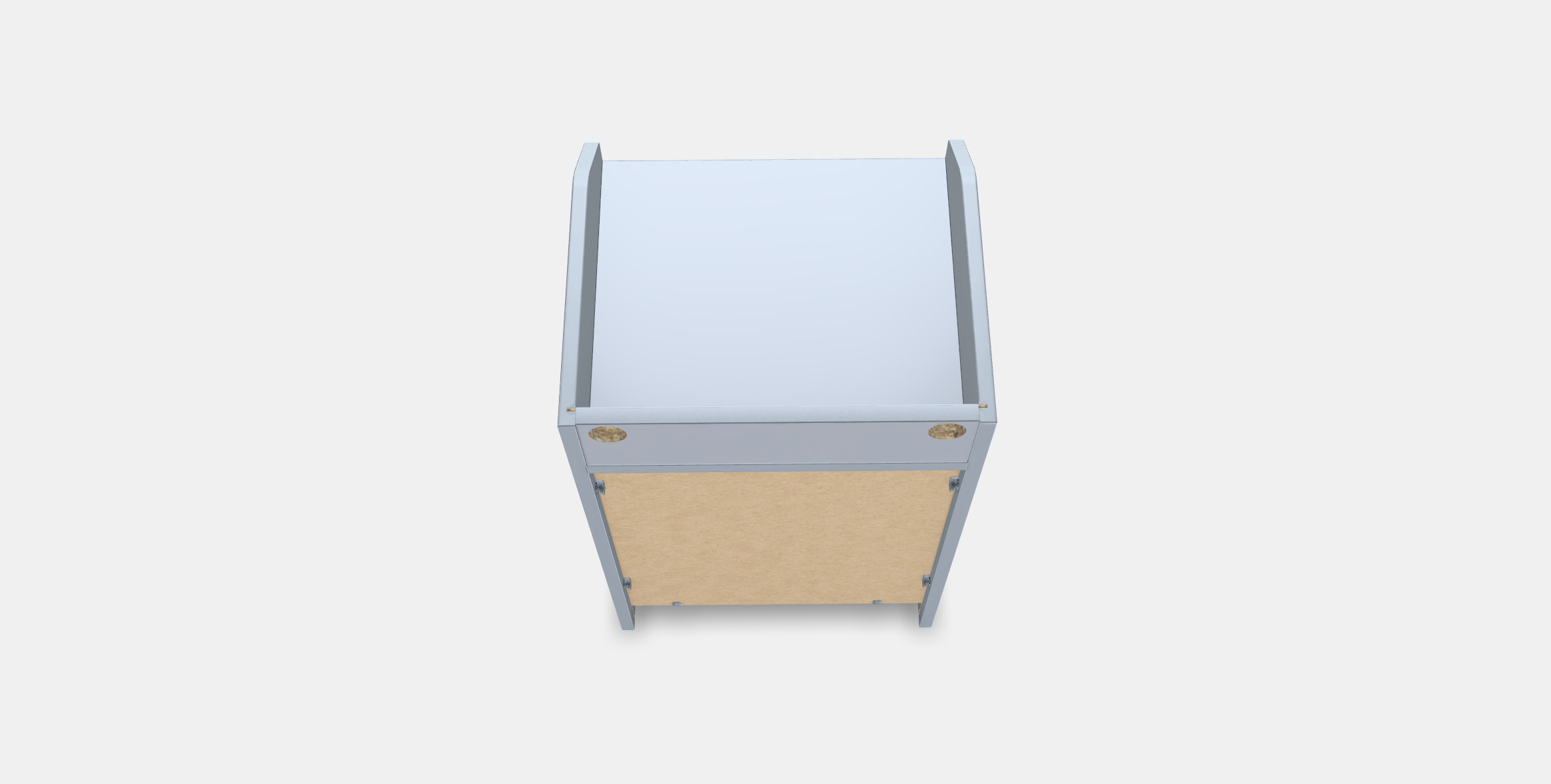 HAUGA Bedside table 1 3D model_2