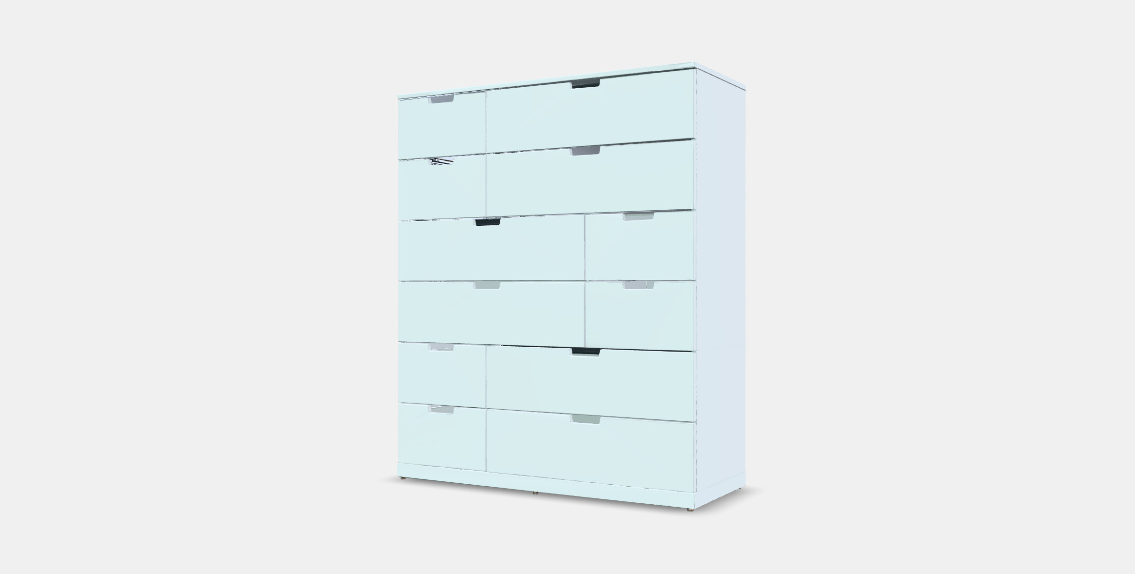 NORDLI Chest of 12 drawers 1 3D model_12