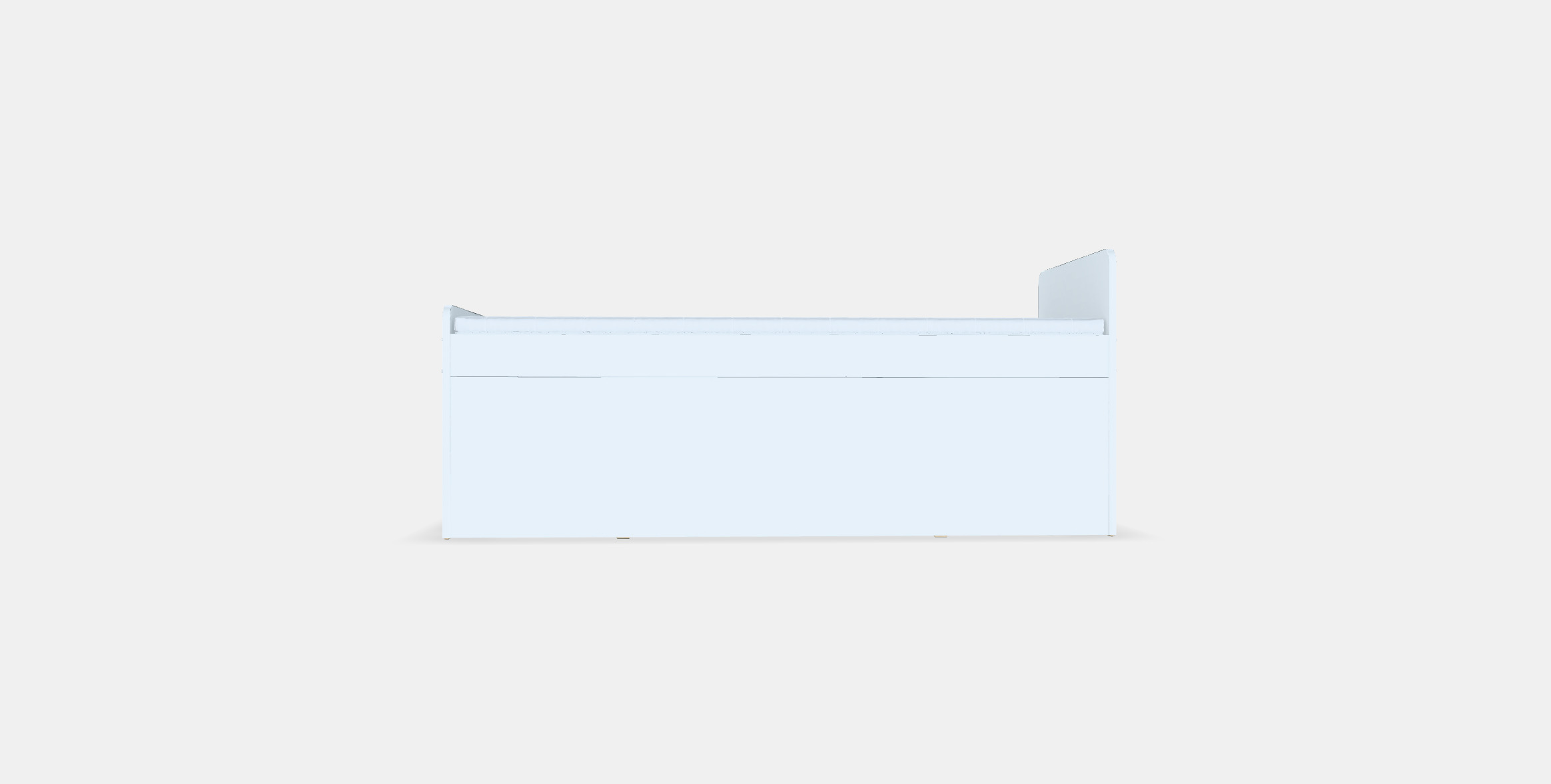 SLAKT Bed frame w storageslatted bedbase 3D model_14