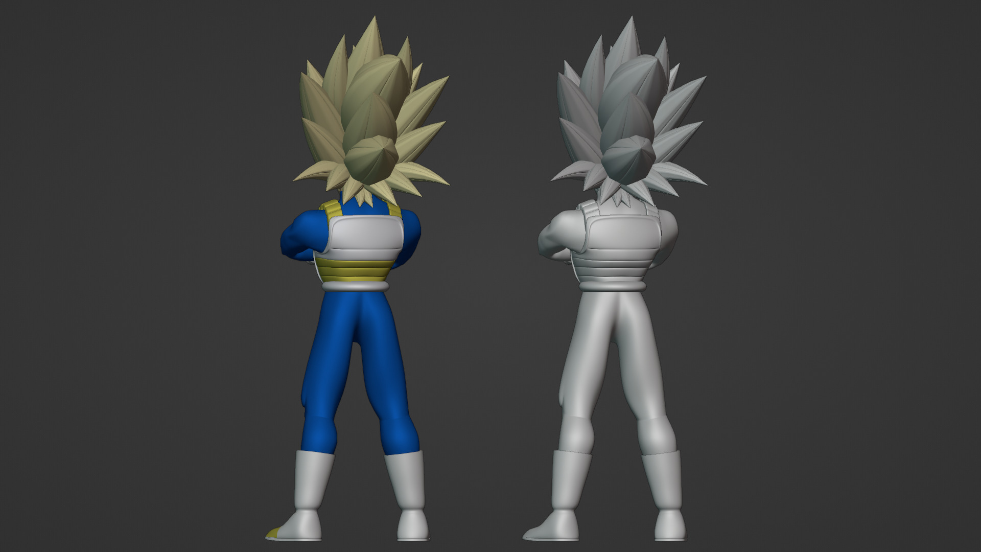 Vegeta Super Saiyan 3 - Dragonball Daima 3D model_17