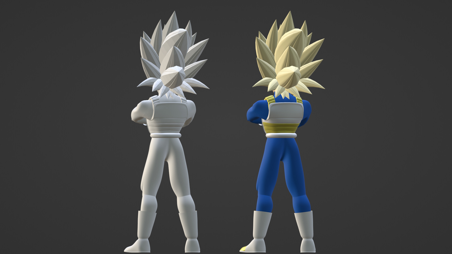 Vegeta Super Saiyan 3 - Dragonball Daima 3D model_19