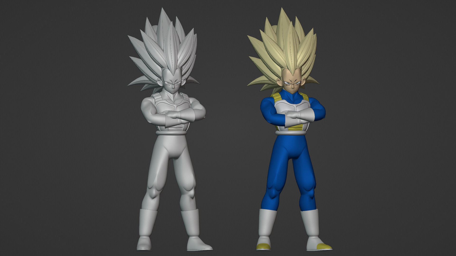 Vegeta Super Saiyan 3 - Dragonball Daima 3D model_16