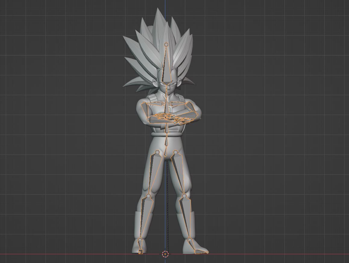 Vegeta Super Saiyan 3 - Dragonball Daima 3D model_13