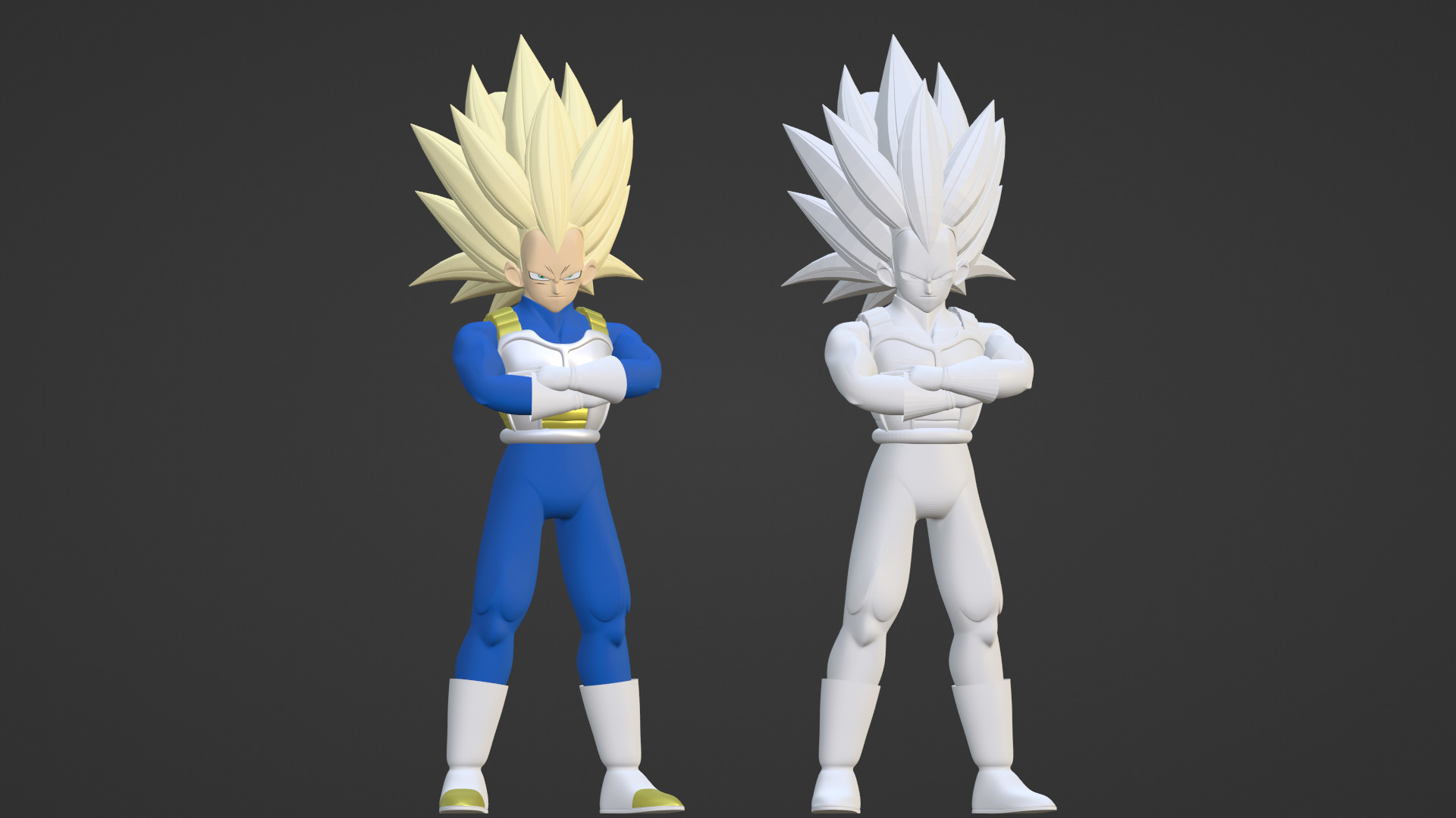 Vegeta Super Saiyan 3 - Dragonball Daima 3D model_18