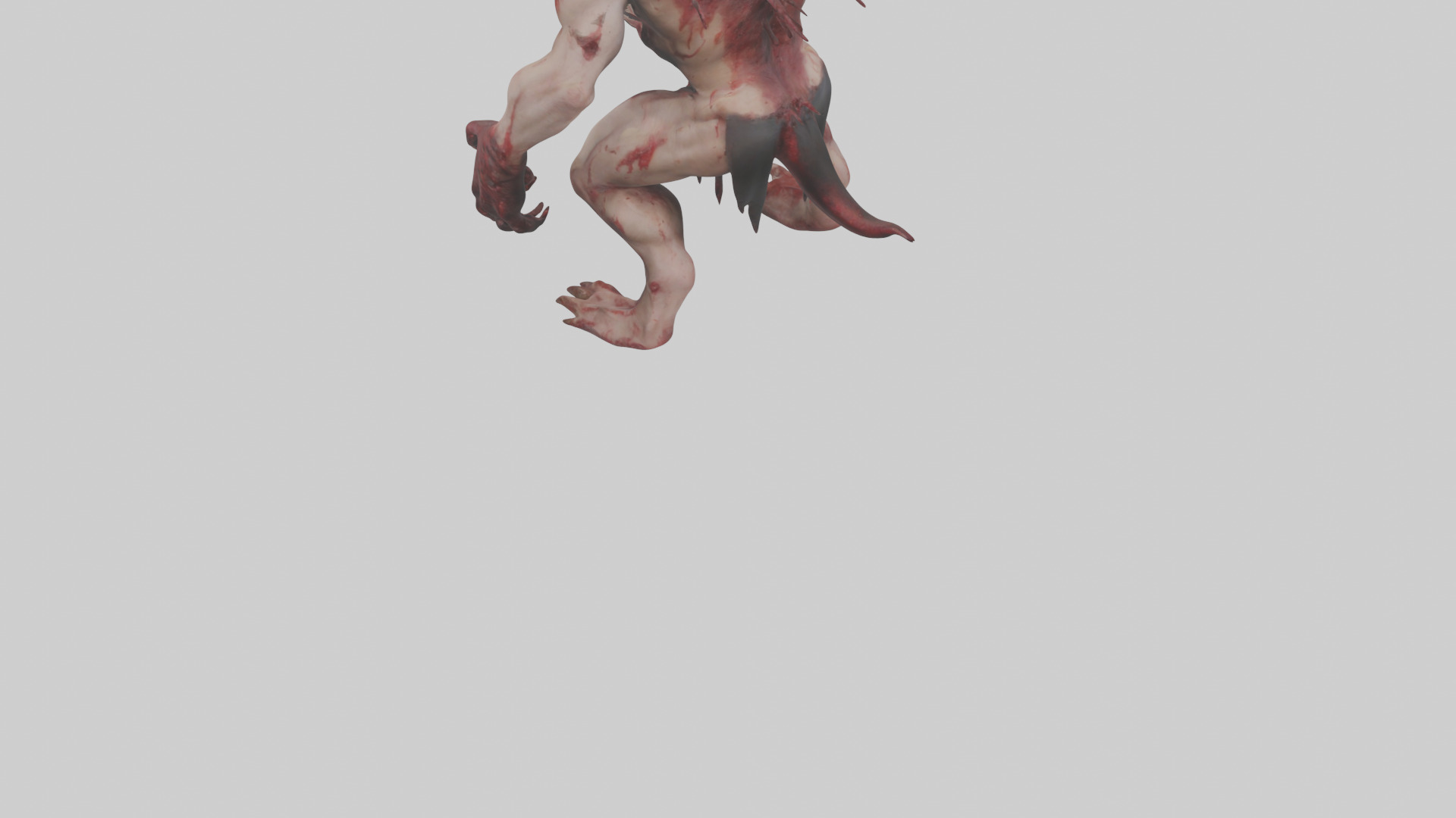 Bloodspattered fiend model 3D model_3