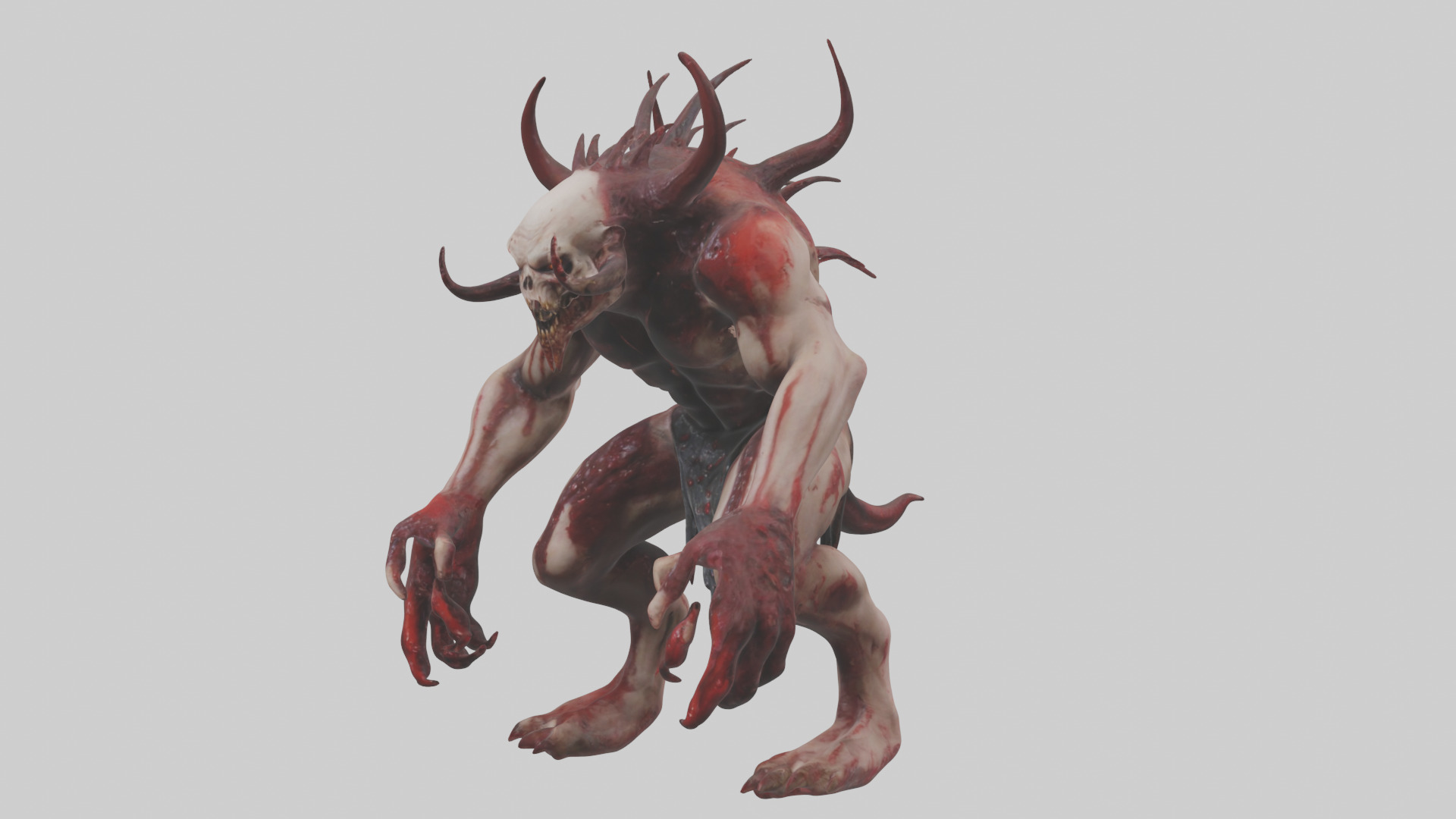 Bloodspattered fiend model 3D model_10