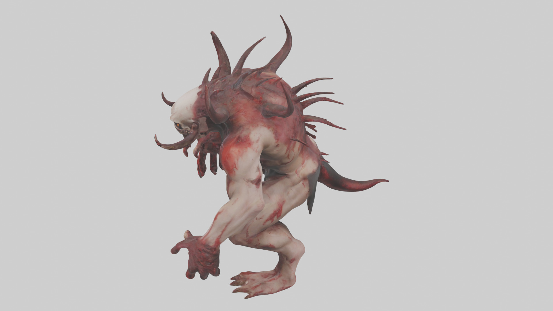 Bloodspattered fiend model 3D model_17