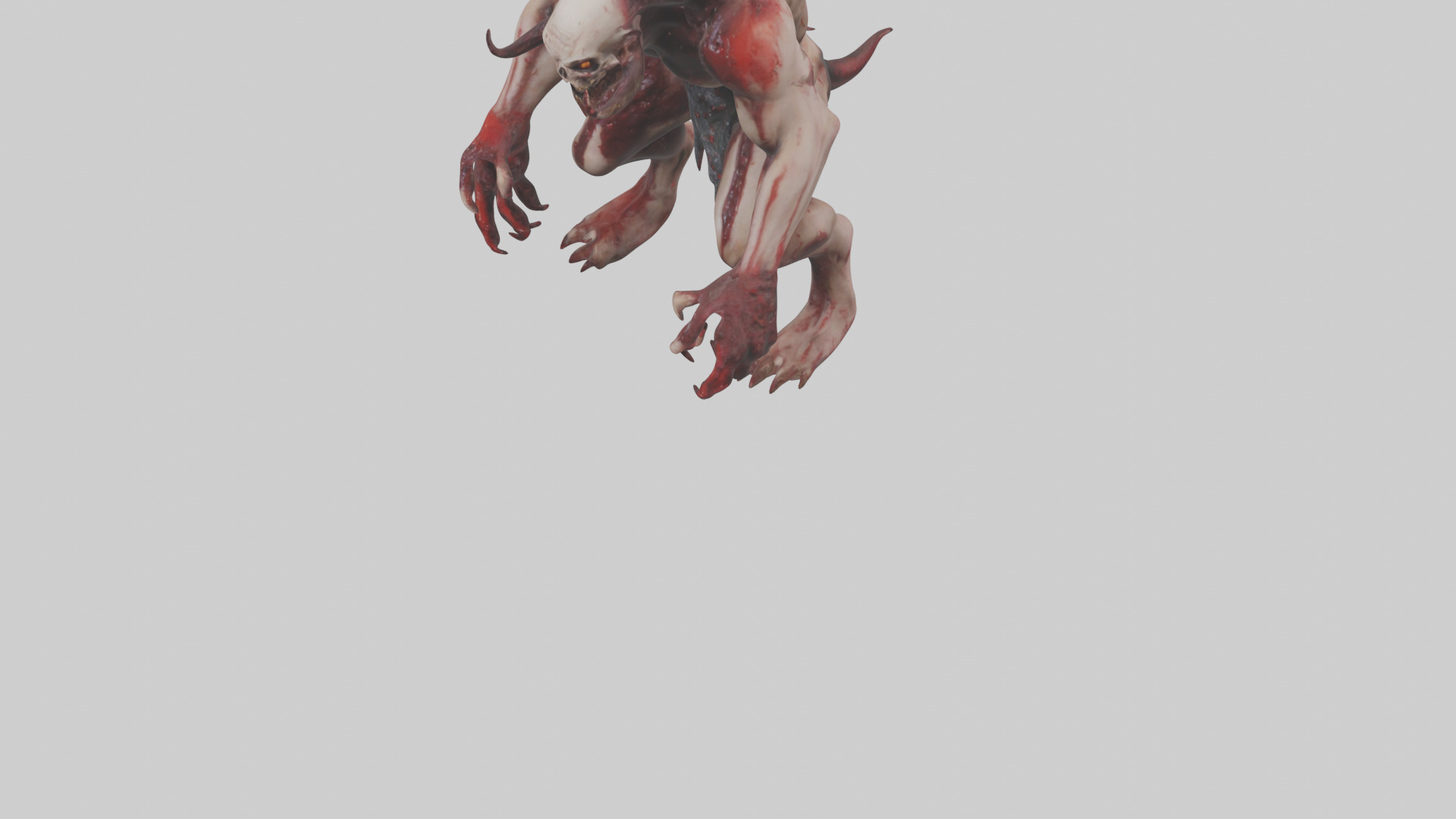 Bloodspattered fiend model 3D model_5