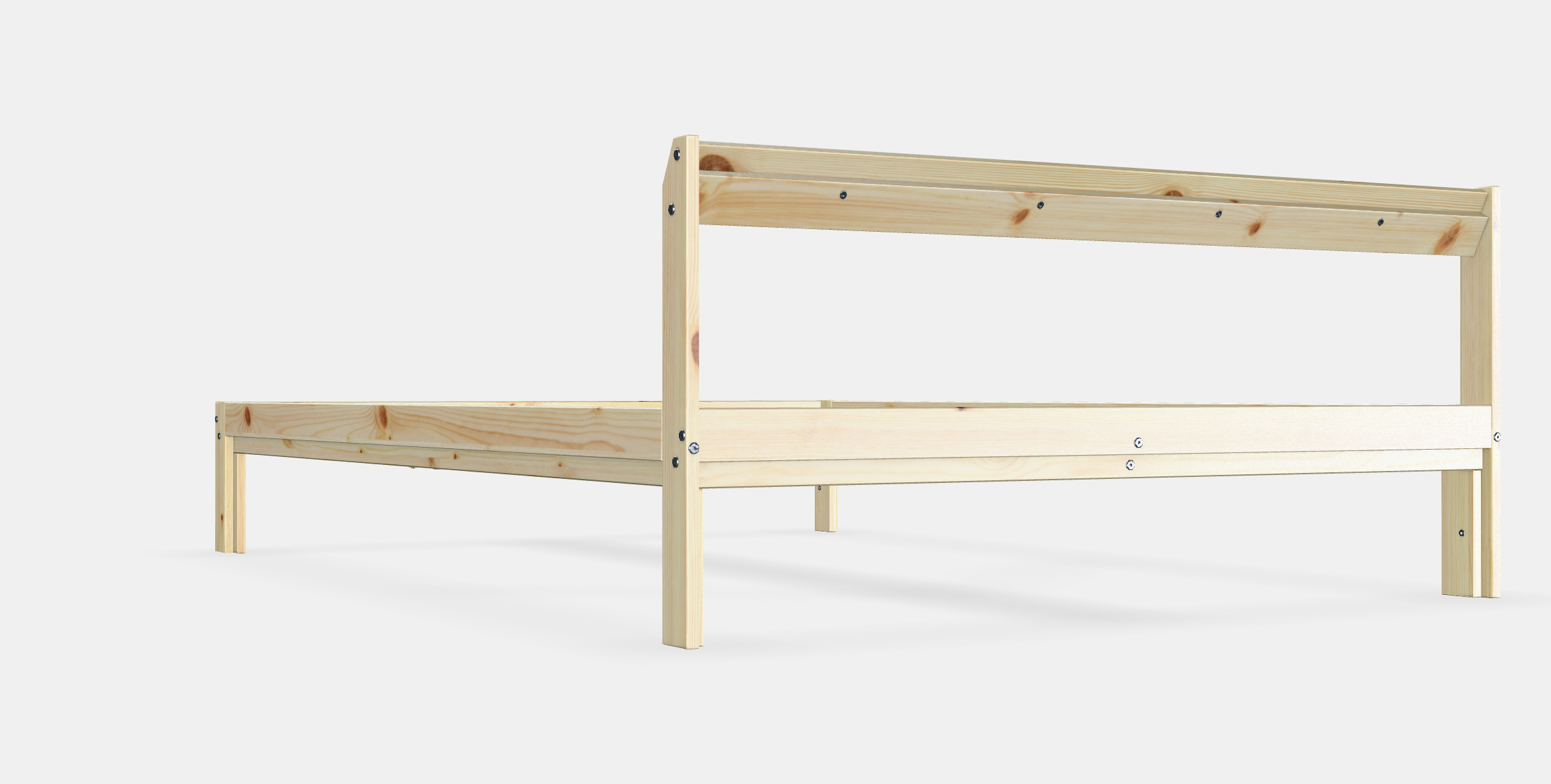 NEIDEN Bed frame 1 3D model_2