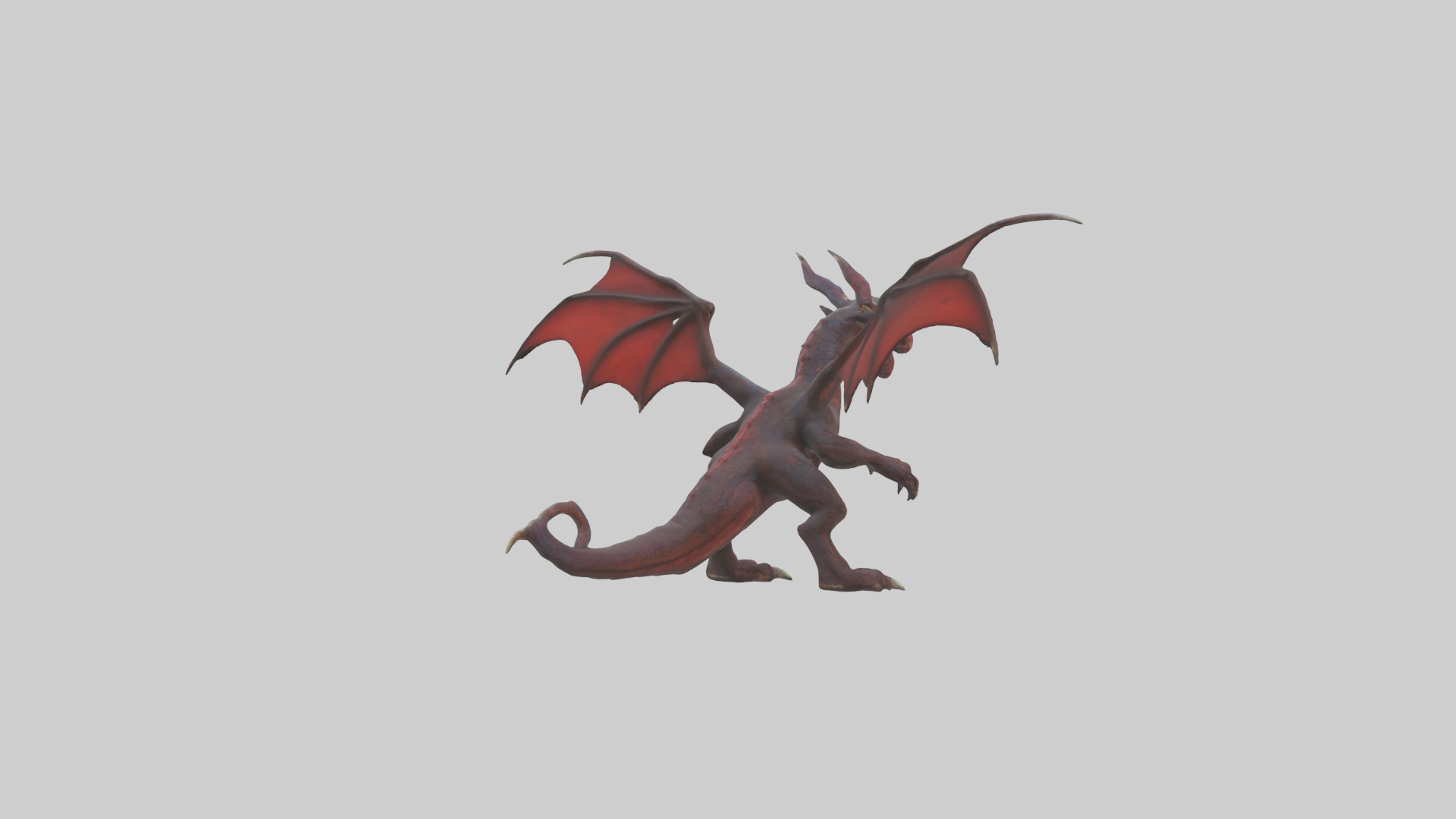 Blood Dragon model 3D model_2