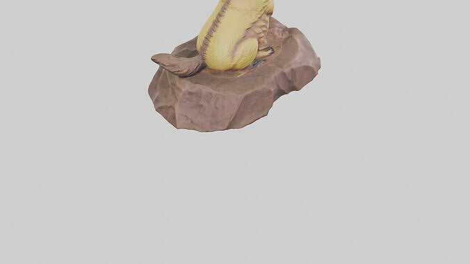 Blacktailed Prairie Dog statue model 3D model 5