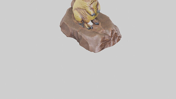 Blacktailed Prairie Dog statue model 3D model 7