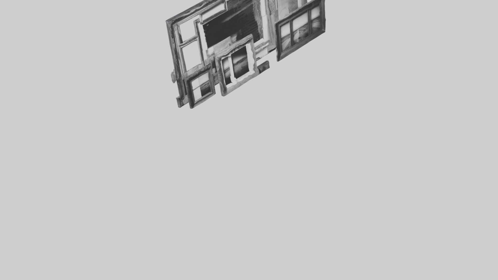 Blackandwhite Photography Frames 3D model_6