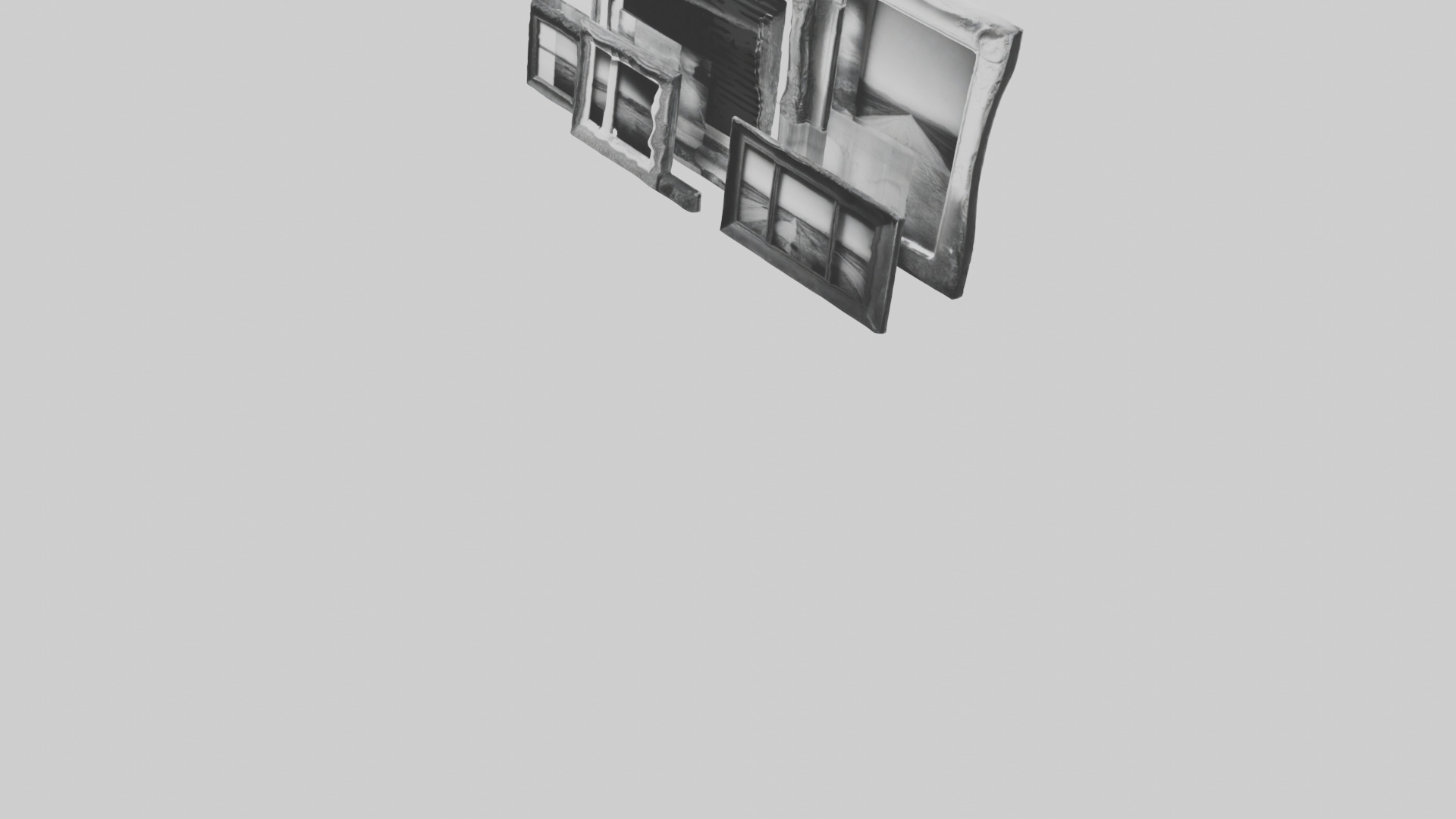 Blackandwhite Photography Frames 3D model_5