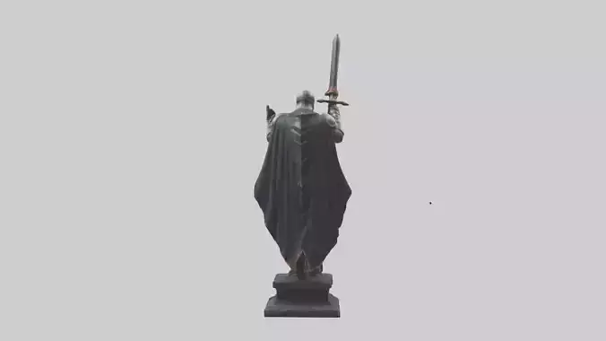 Black Knight statue model