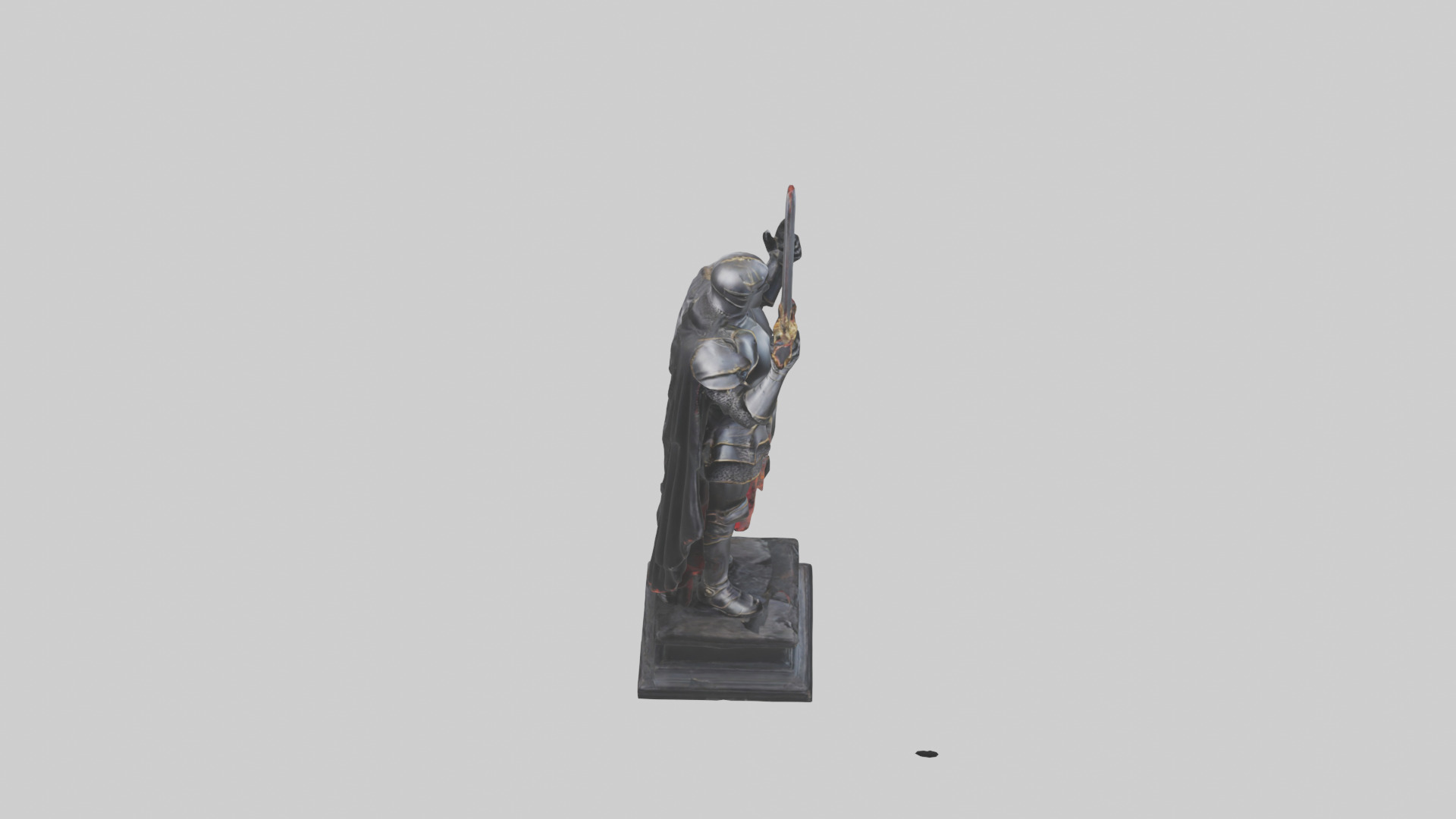 Black Knight statue model 3D model_18
