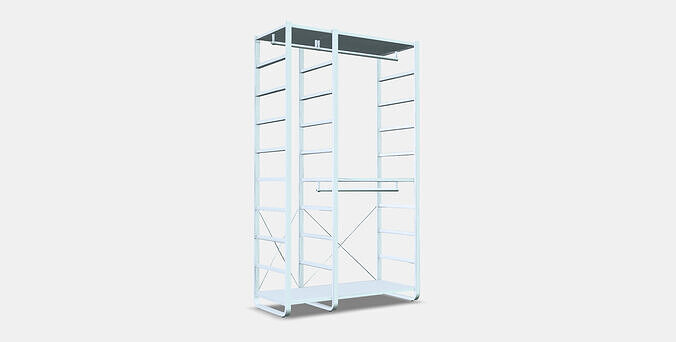 ELVARLI wardrobe combination 1 Low-poly 3D model
