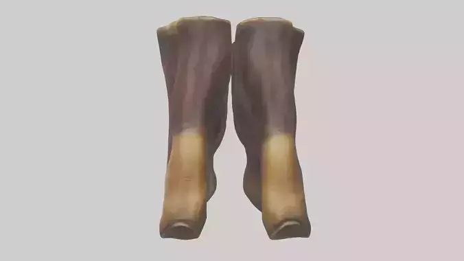 Bison Hooves Model