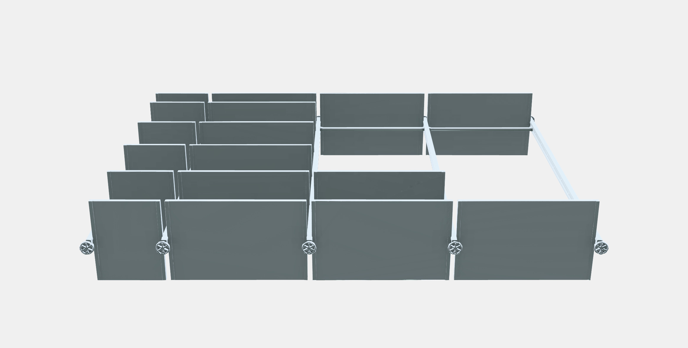 ELVARLI wardrobe combination 3 Low-poly 3D model_8