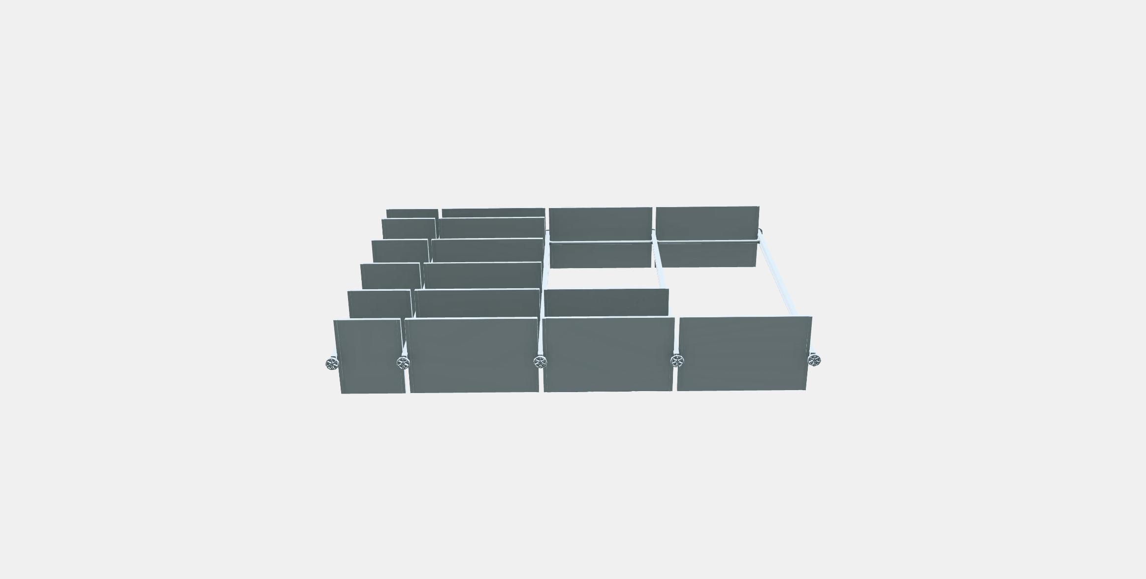 ELVARLI wardrobe combination 3 Low-poly 3D model_7