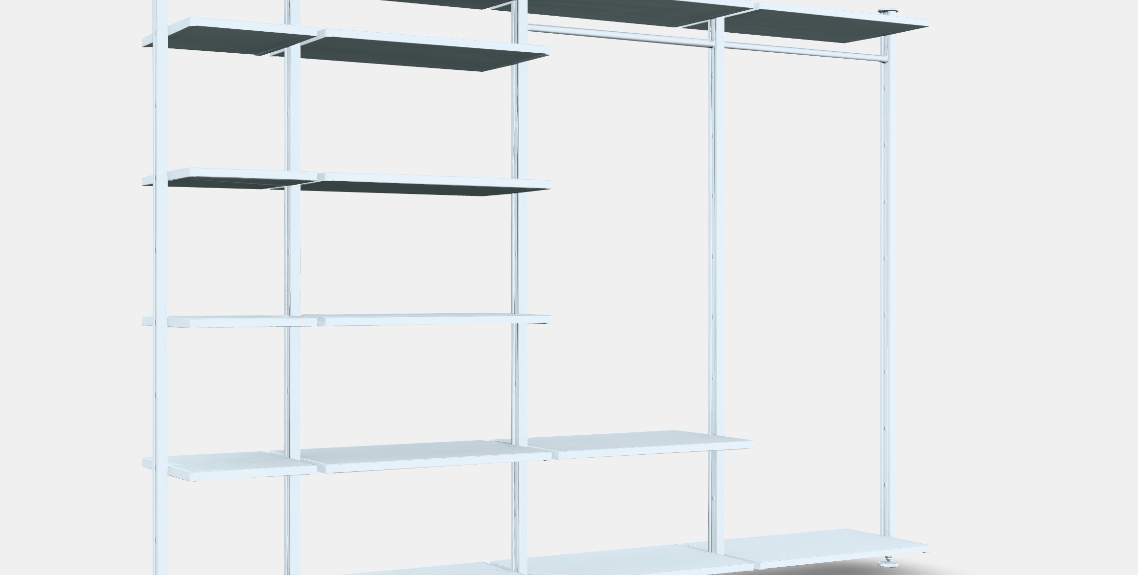 ELVARLI wardrobe combination 3 Low-poly 3D model_2