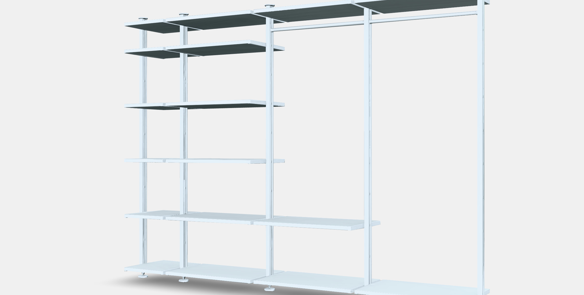 ELVARLI wardrobe combination 3 Low-poly 3D model_6