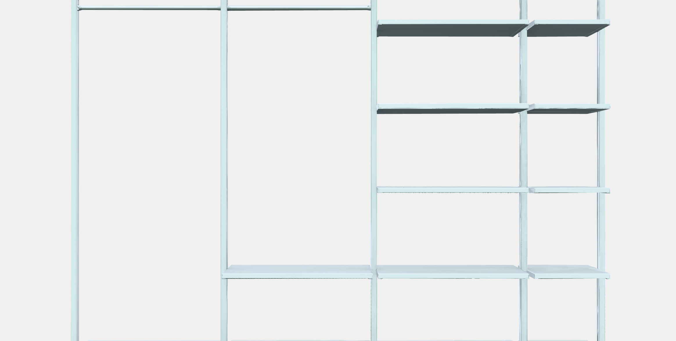 ELVARLI wardrobe combination 3 Low-poly 3D model_11