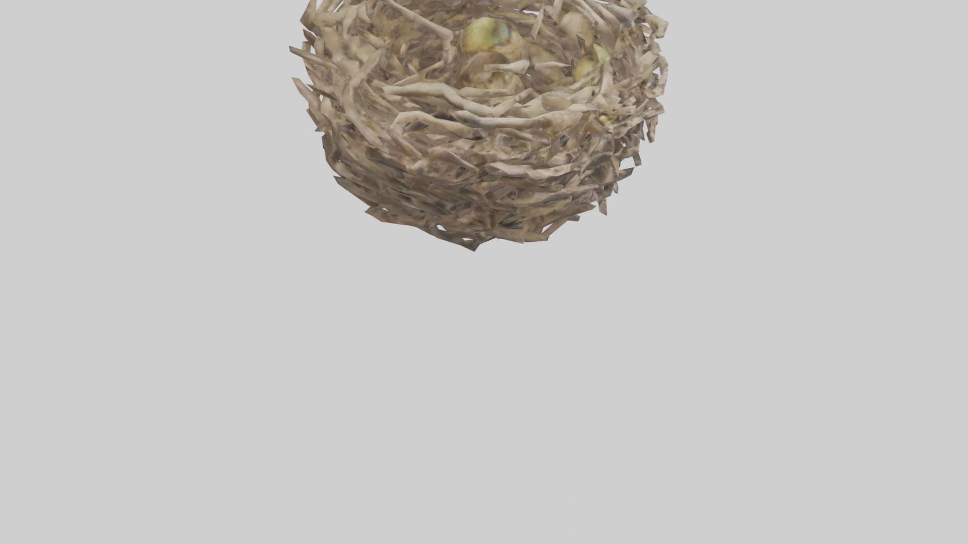 Bird Nest Sculpture model 3D model_6
