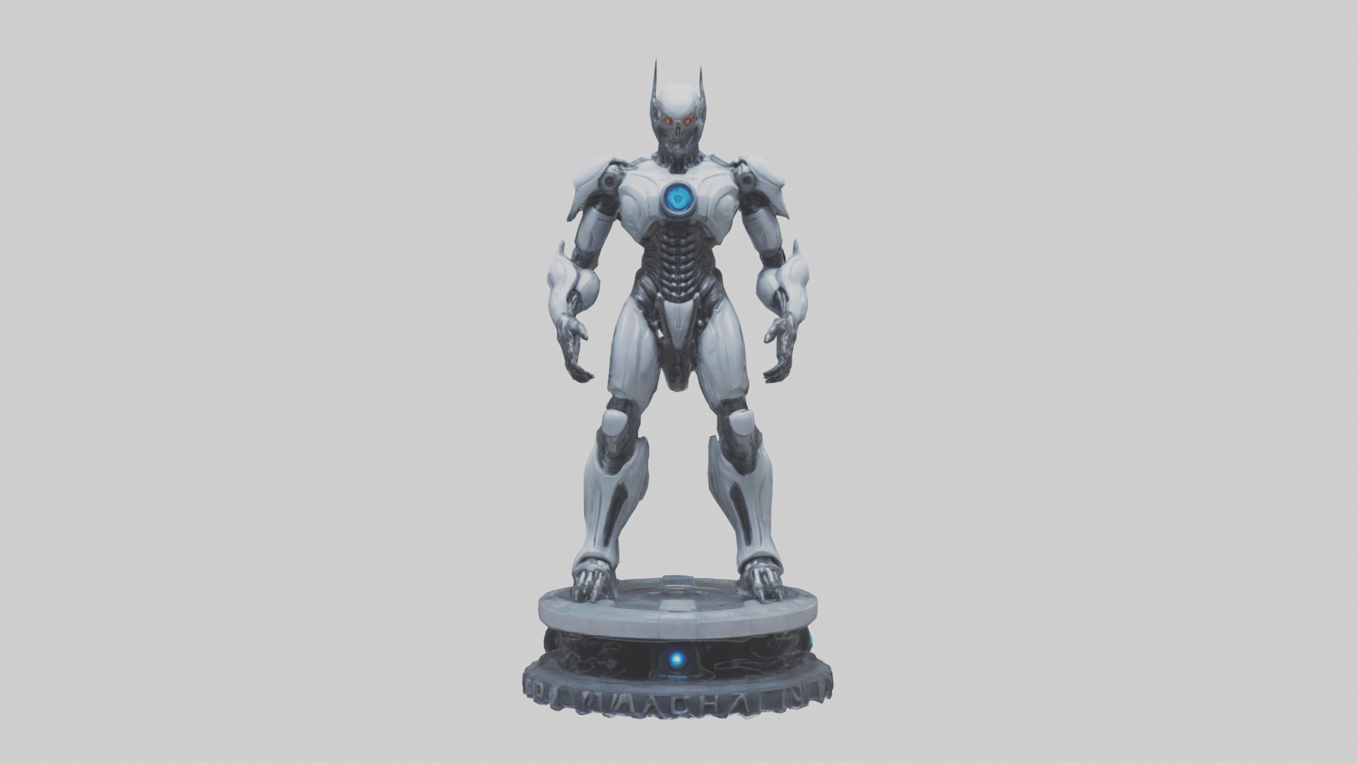BioMachine Enforcer statue model 3D model_10