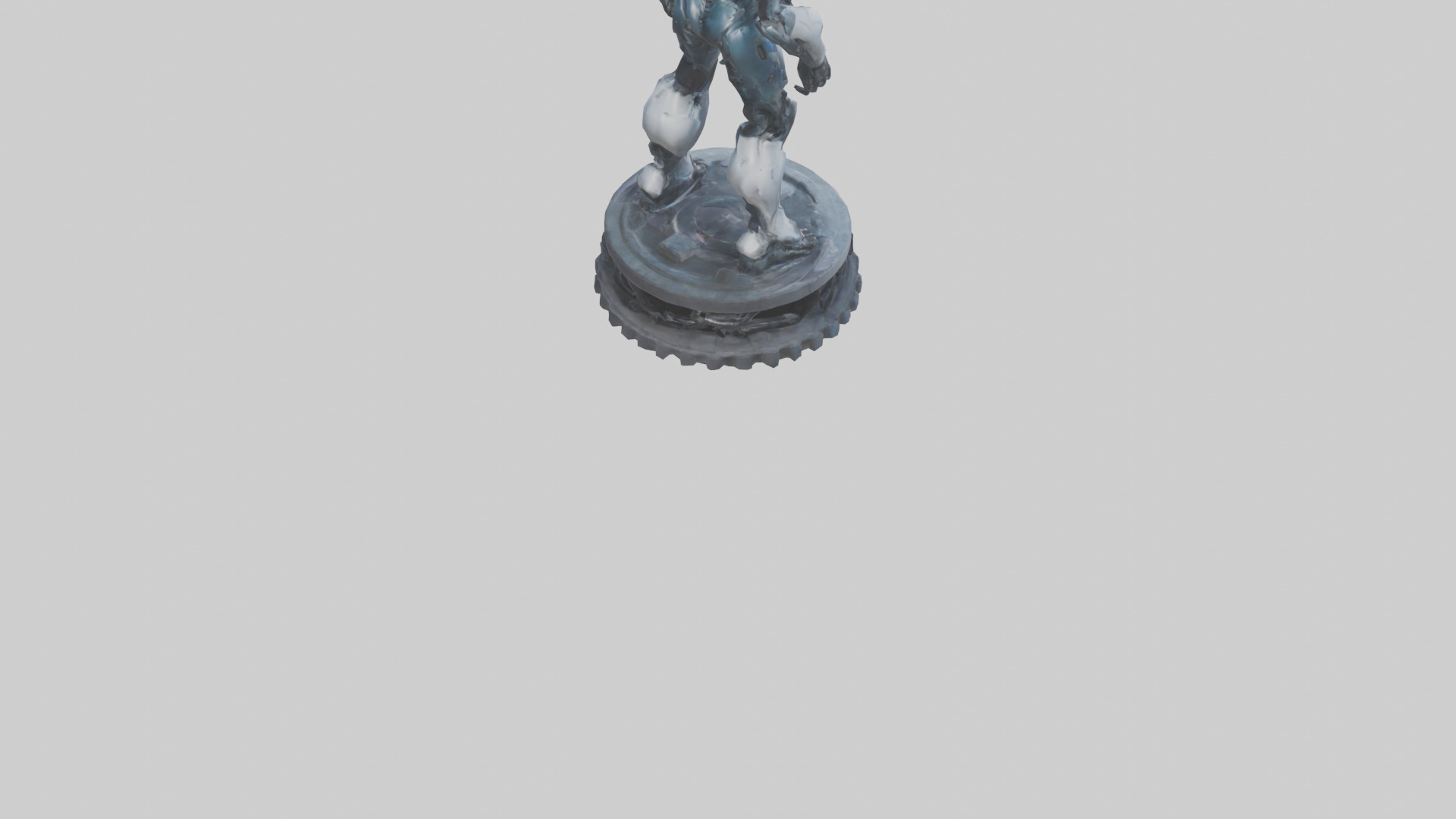 BioMachine Enforcer statue model 3D model_7