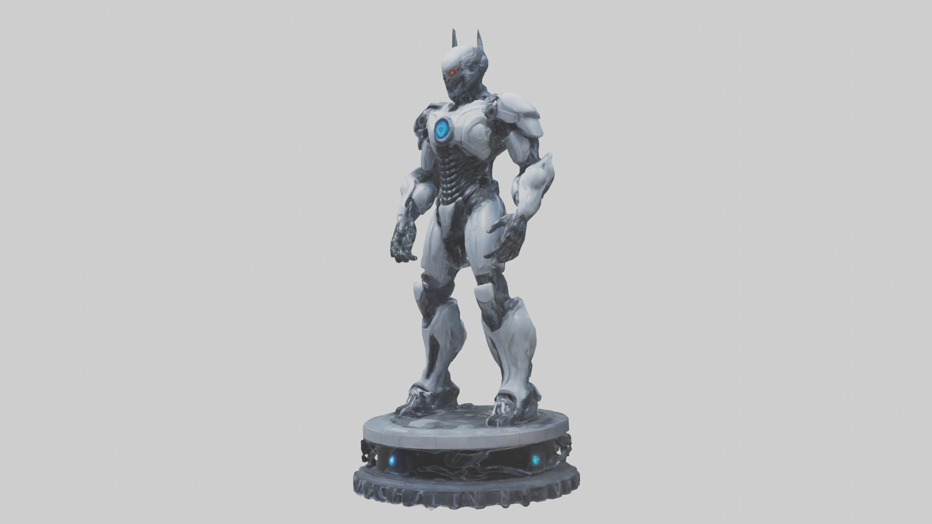 BioMachine Enforcer statue model 3D model_1