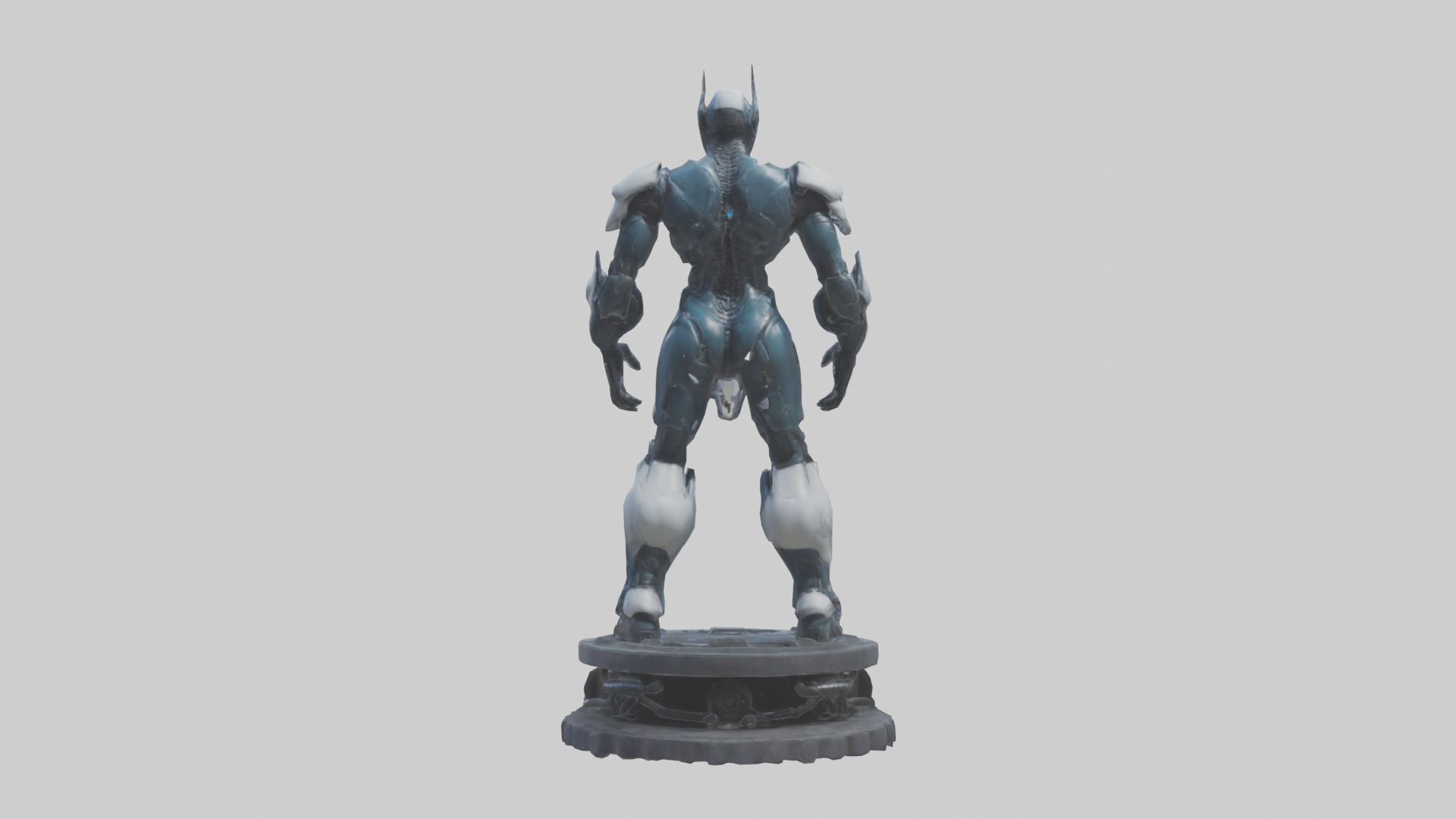 BioMachine Enforcer statue model 3D model_3