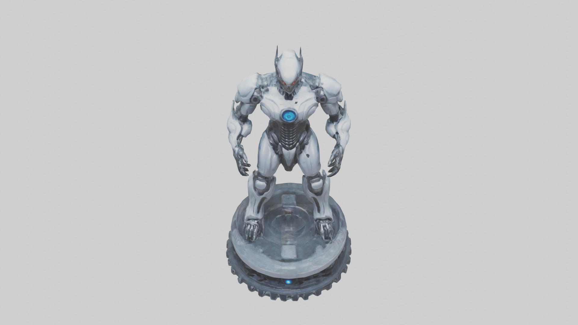 BioMachine Enforcer statue model 3D model_16