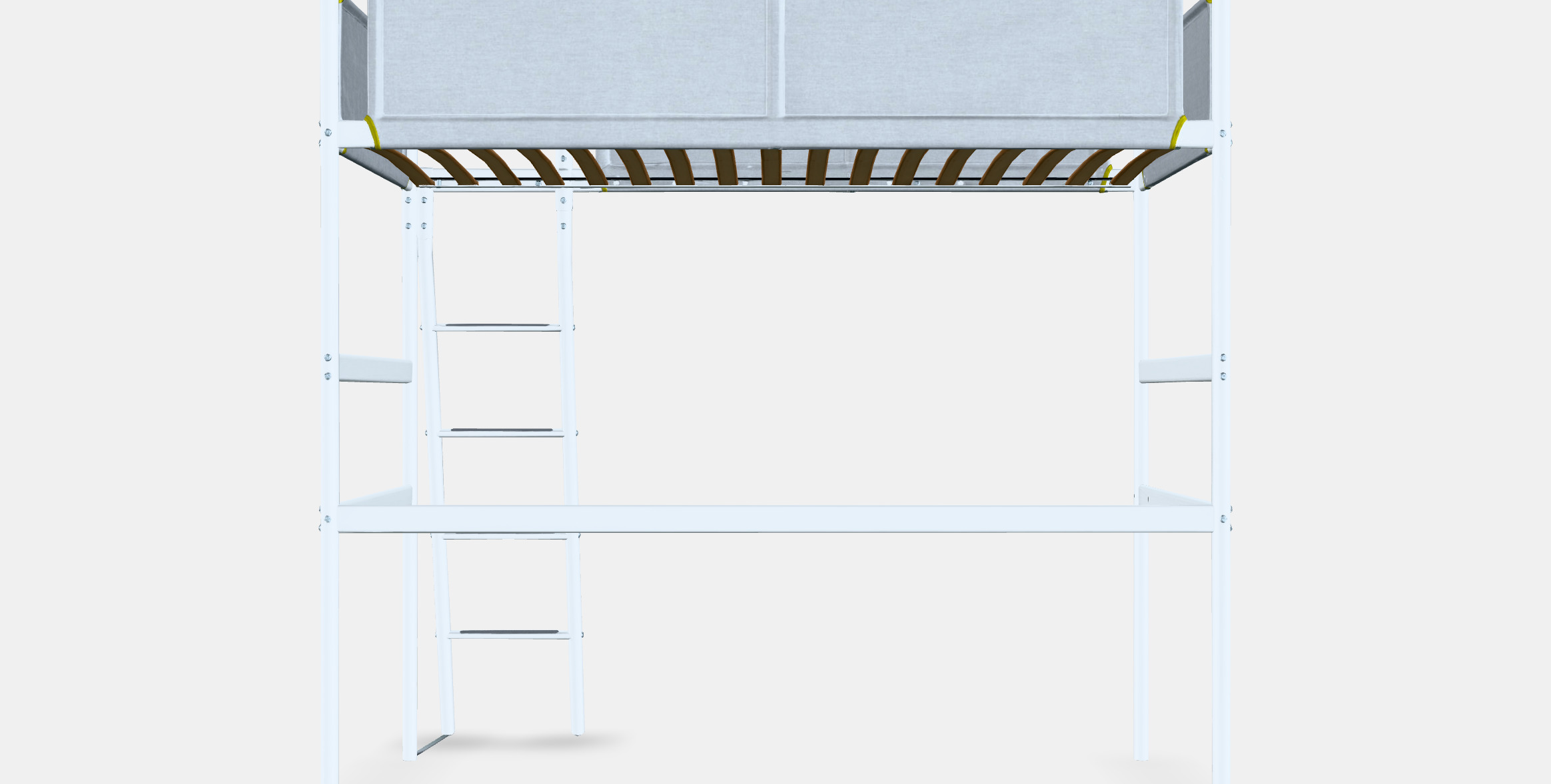 VITVAL loft bed frame 1 Low-poly 3D model_15