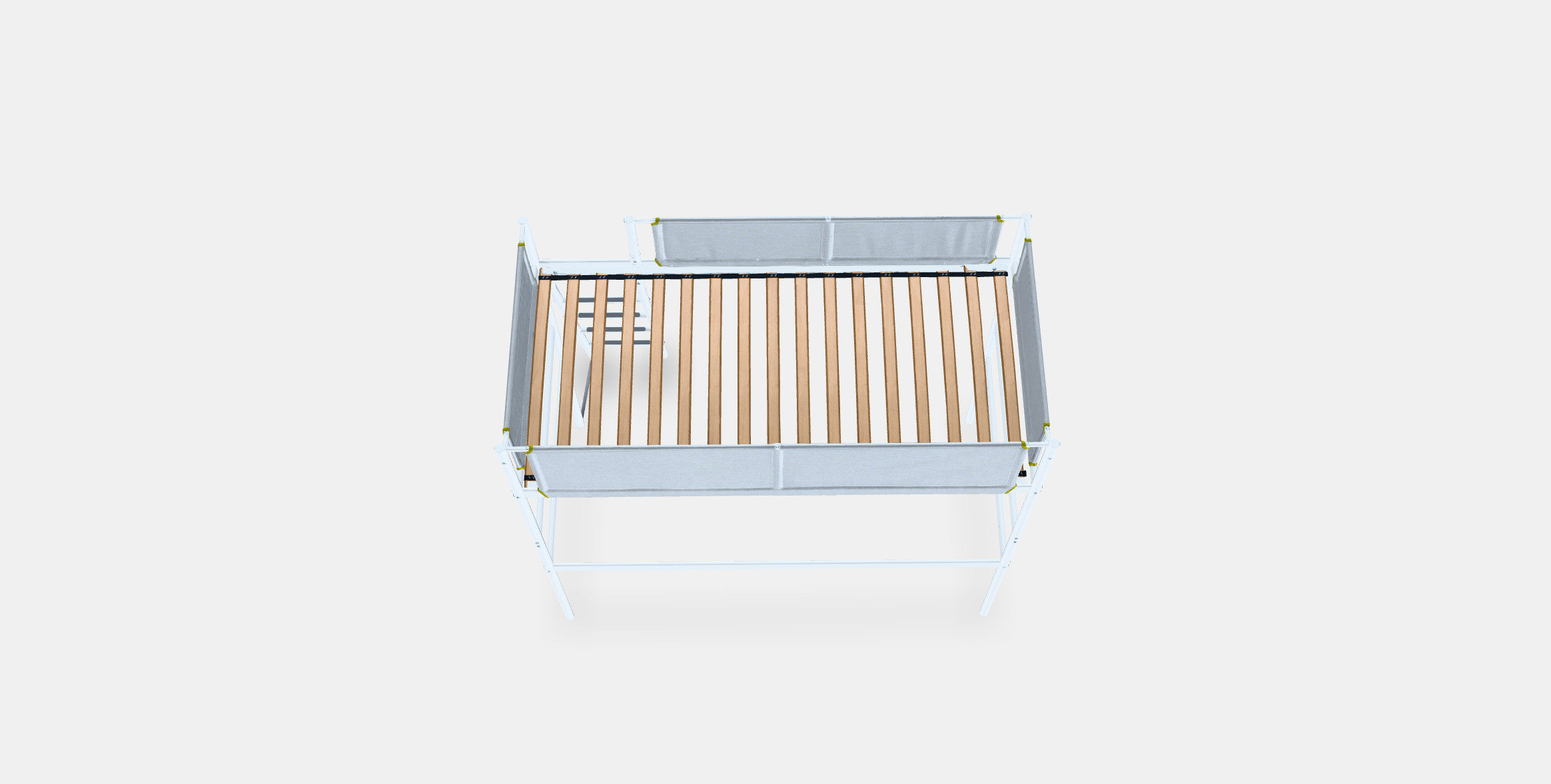 VITVAL loft bed frame 1 Low-poly 3D model_2