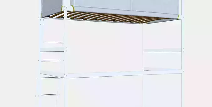 VITVAL loft bed frame 1