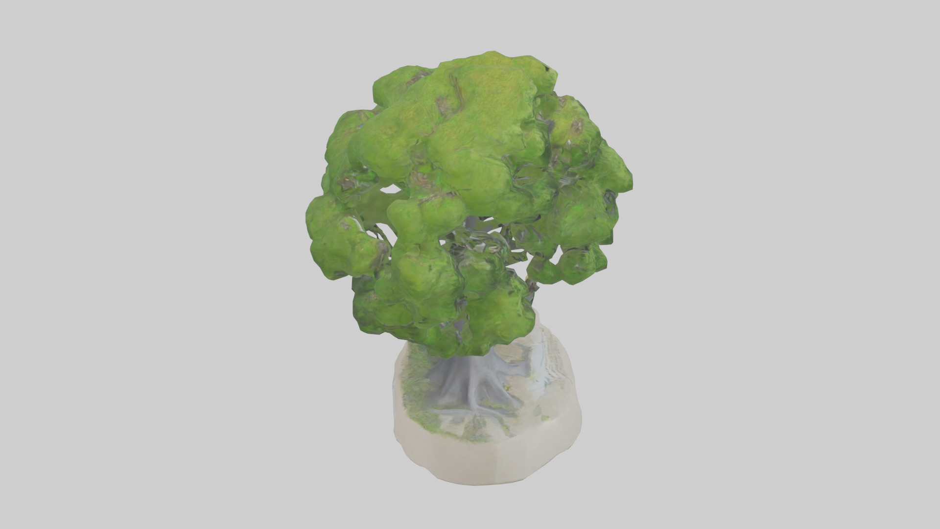 Biodiversity Conservation Statue model Low-poly 3D model_18