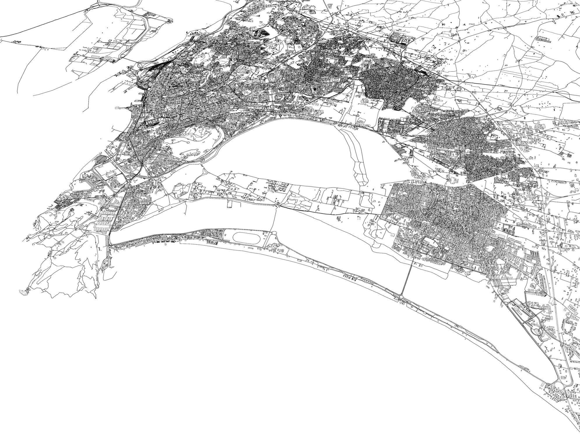 Cagliari Italy - city and urban 3D model_16